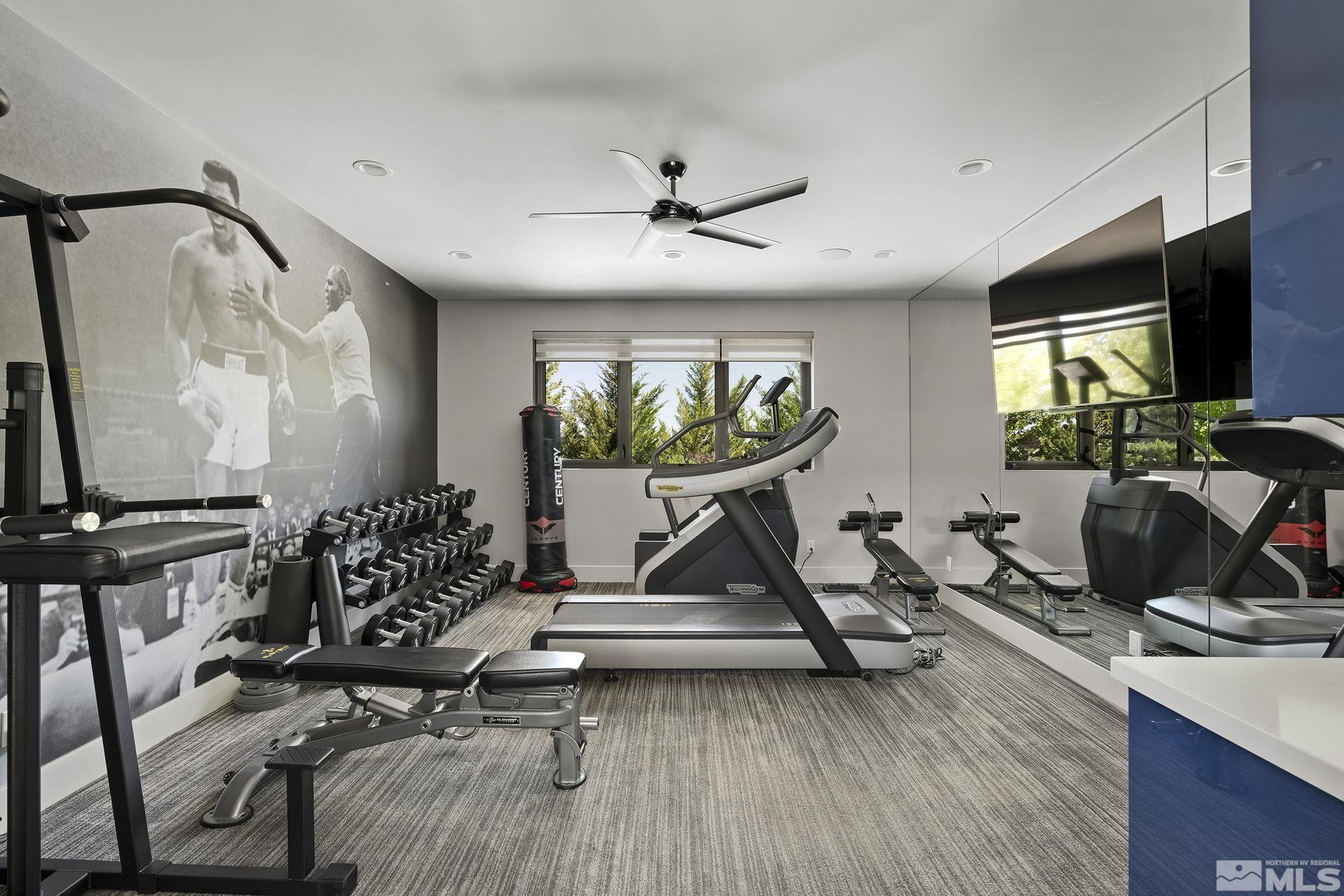 2385 Eagle Bend Trail Reno, NV 89523 - Photo 30 of 40 a view of a room with gym equipment