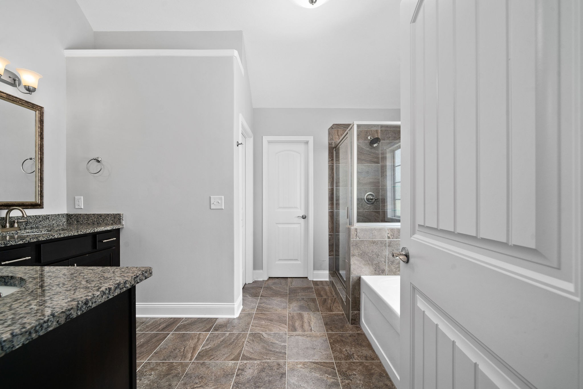 1008 Barnhill Road Clarksville, TN 37043 - Photo 29 of 44 a bathroom with a granite countertop sink and a mirror