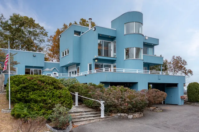a view of lake with mountain