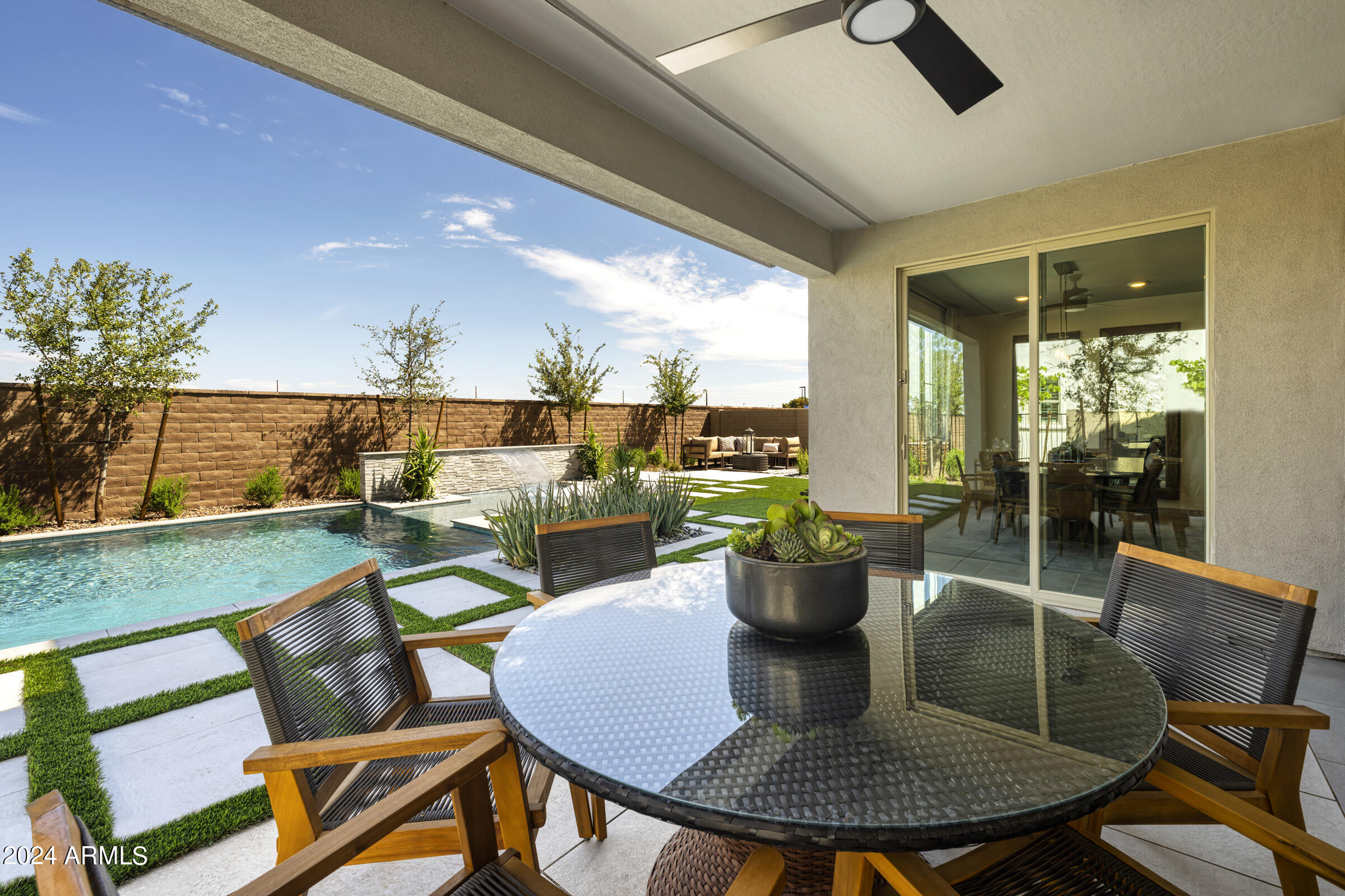 1486 East Rakestraw Lane Gilbert, AZ 85298 - Photo 8 of 12 Waterston North Laurel Backyard