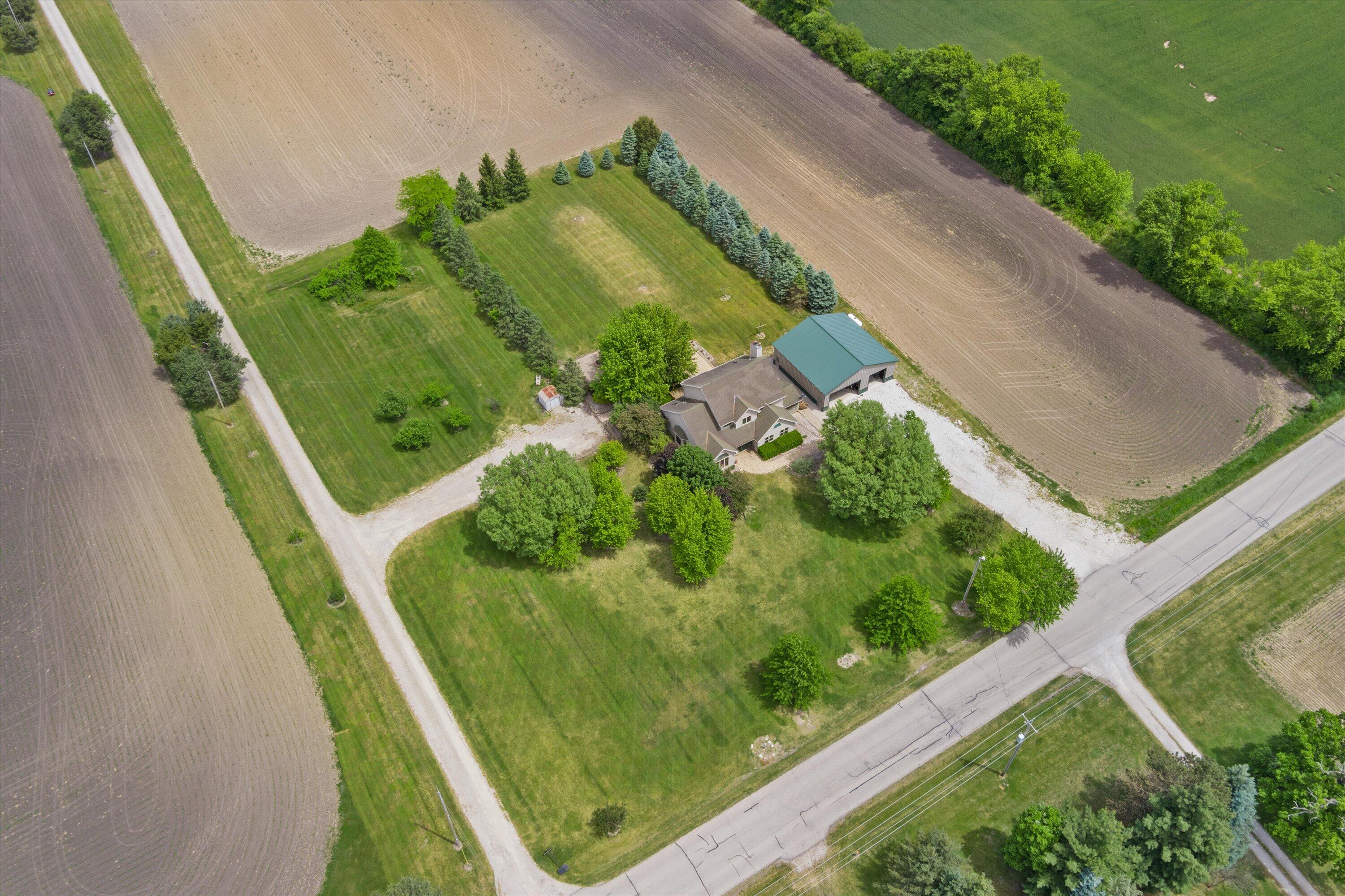 22302 Church Road Dover, WI 53139 - Photo 75 of 80 Aerial View