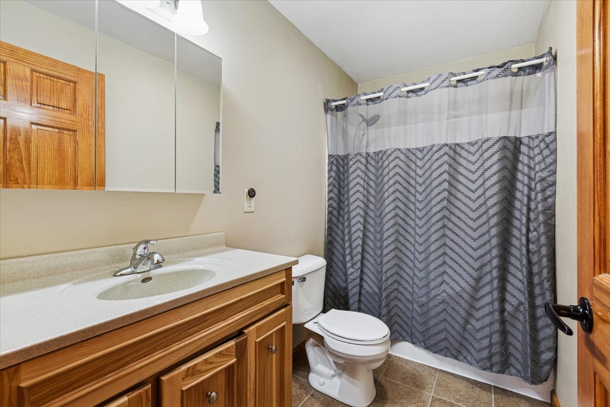 3326 Hayes Road Steward, IL 60553 - Photo 16 of 22 a bathroom with a sink a toilet and shower