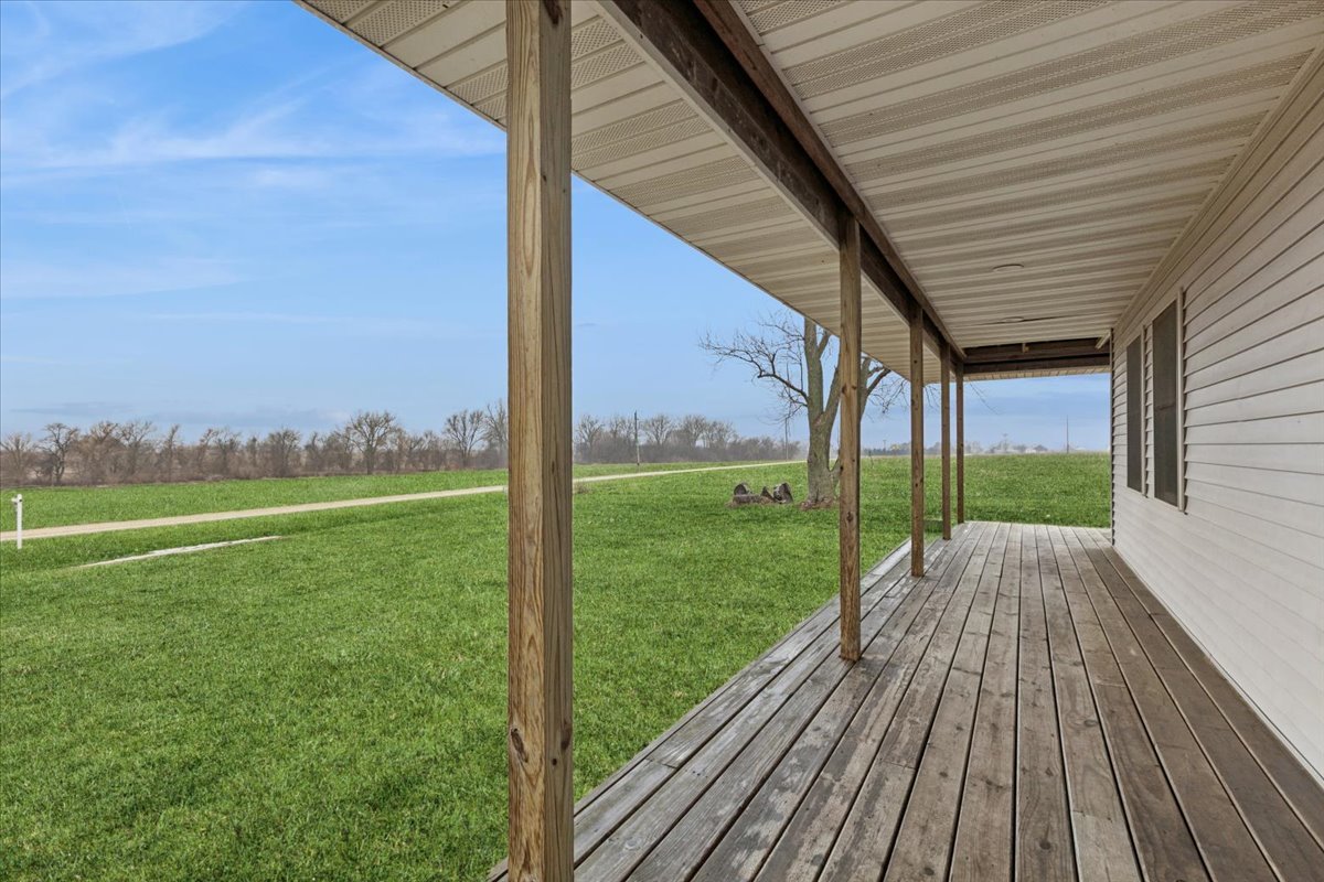 3326 Hayes Road Steward, IL 60553 - Photo 19 of 22 a view of yard from deck with patio