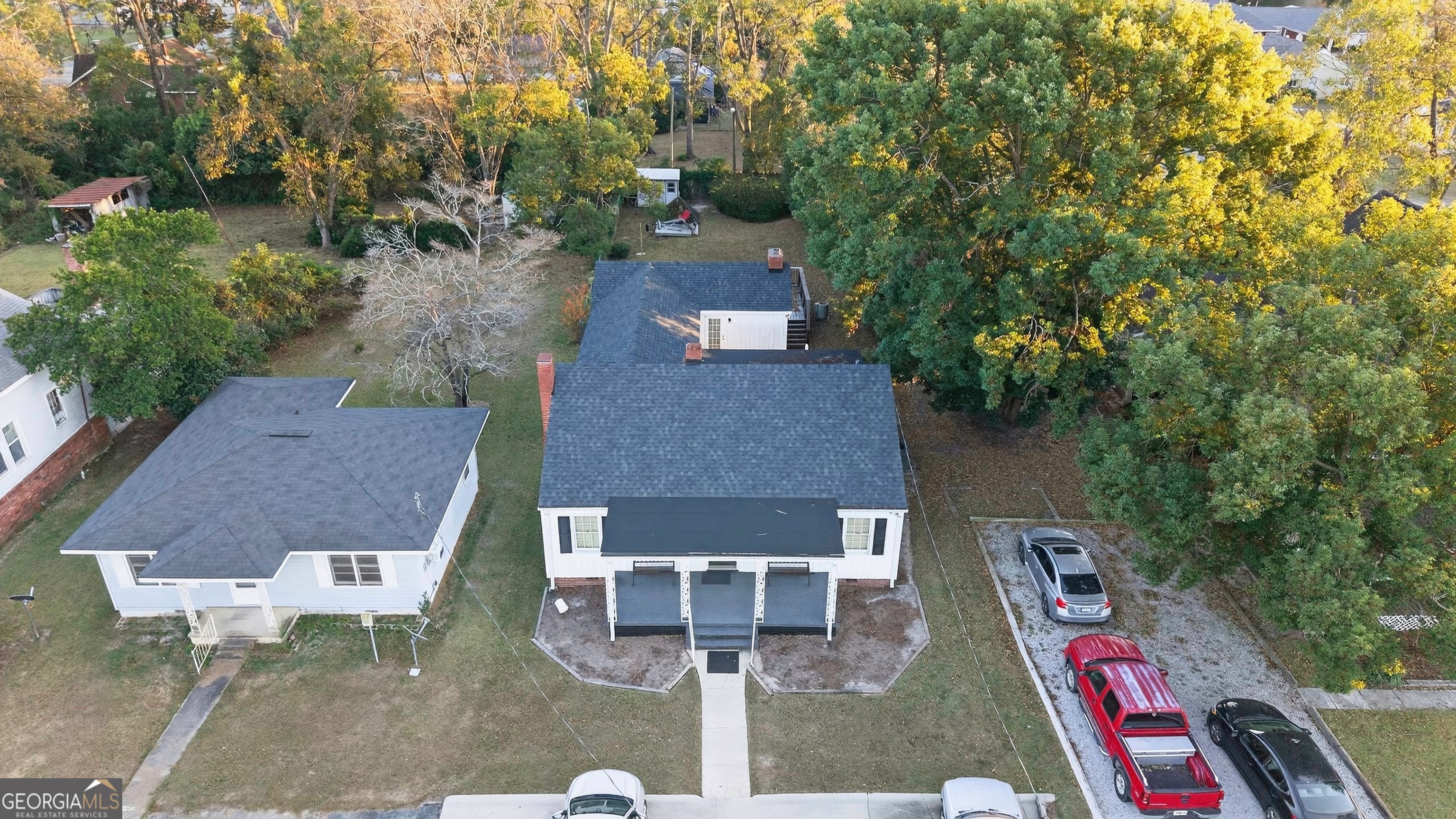 127 West Stuart Avenue Lyons, GA 30436 - Photo 9 of 71 an aerial view of a house