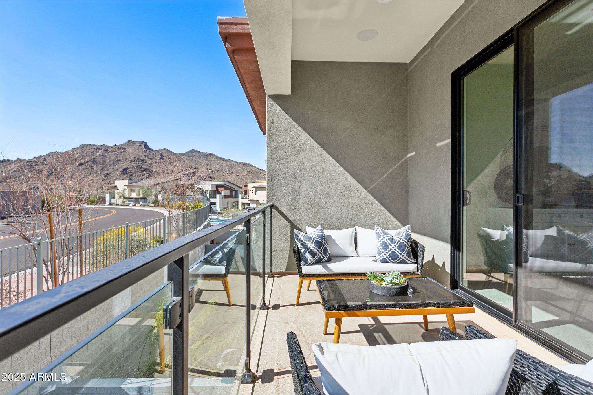 1 Easy Street, Unit 15 Carefree, AZ 85377 - Photo 30 of 57 Plan 1 - Primary Suite Rear Viewing Deck