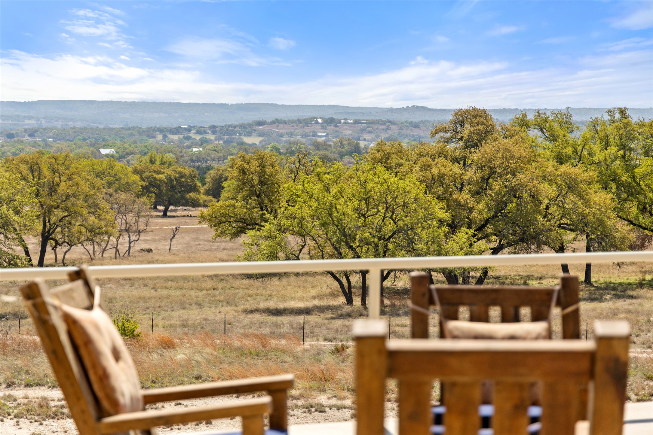546 Lazy Oak Road Hye, TX 78635 - Photo 11 of 34 a view of a city from a balcony