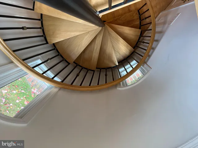 a view of a hallway with entryway