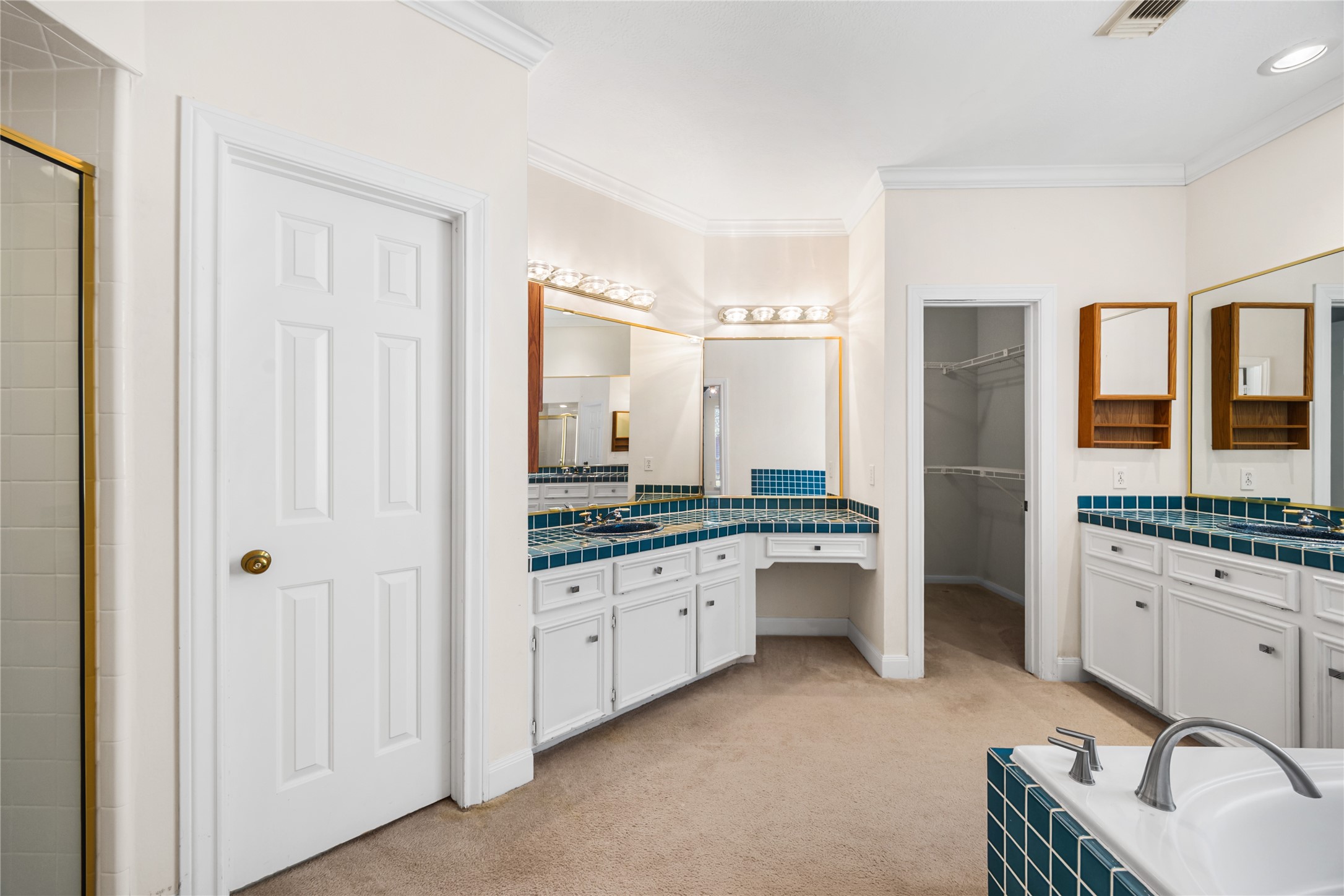 17210 Silverthorne Lane Spring, TX 77379 - Photo 26 of 49 Primary bath attached with dual sinks plus separate tub and walk in shower