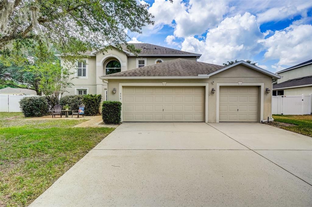 Spacious home on an oversized lot with a 3 car garage!