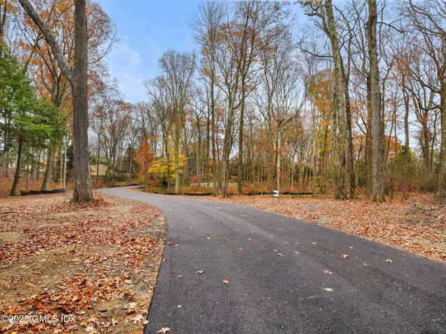a view of road with trees