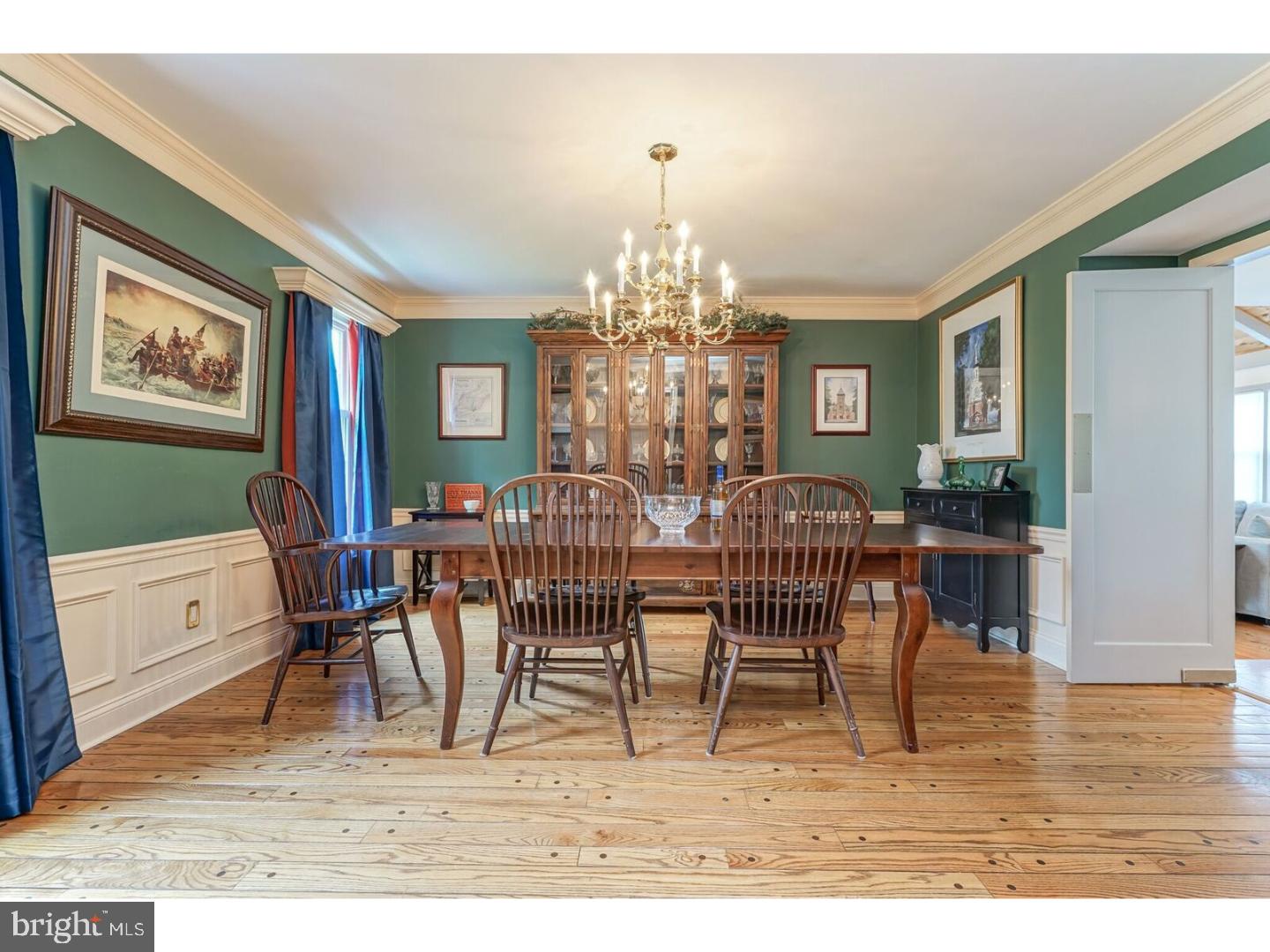 85 Brownsburg Road Newtown, PA 18940 - Photo 11 of 25 a view of a dining room with furniture and chandelier