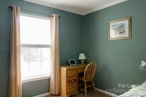 a chair and a table in a room