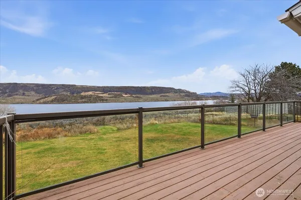 a view of ocean from a balcony