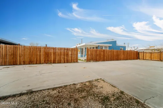 a view of wooden fence