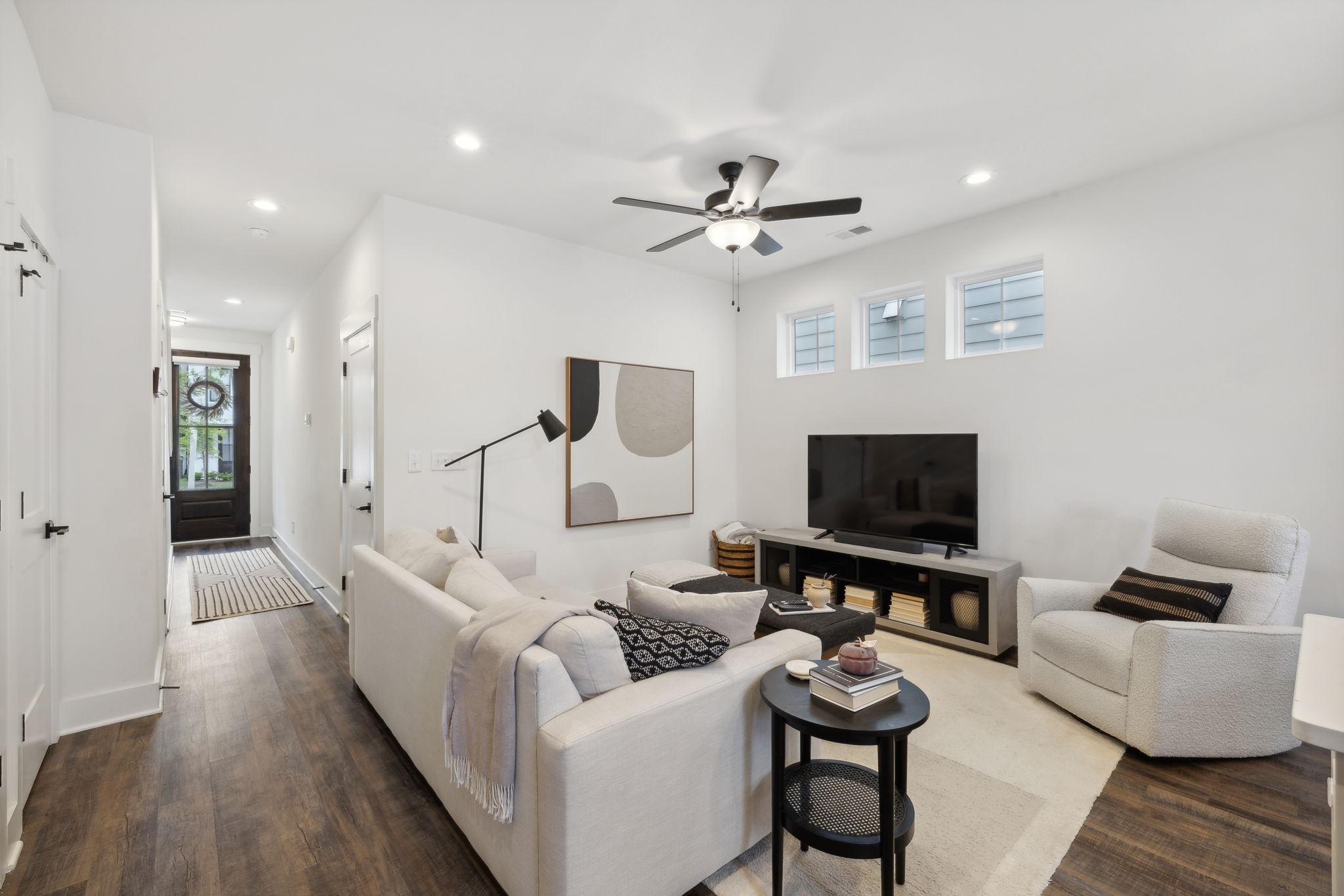 520 Taffy Way Hermitage, TN 37076 - Photo 8 of 31 a living room with furniture and a flat screen tv
