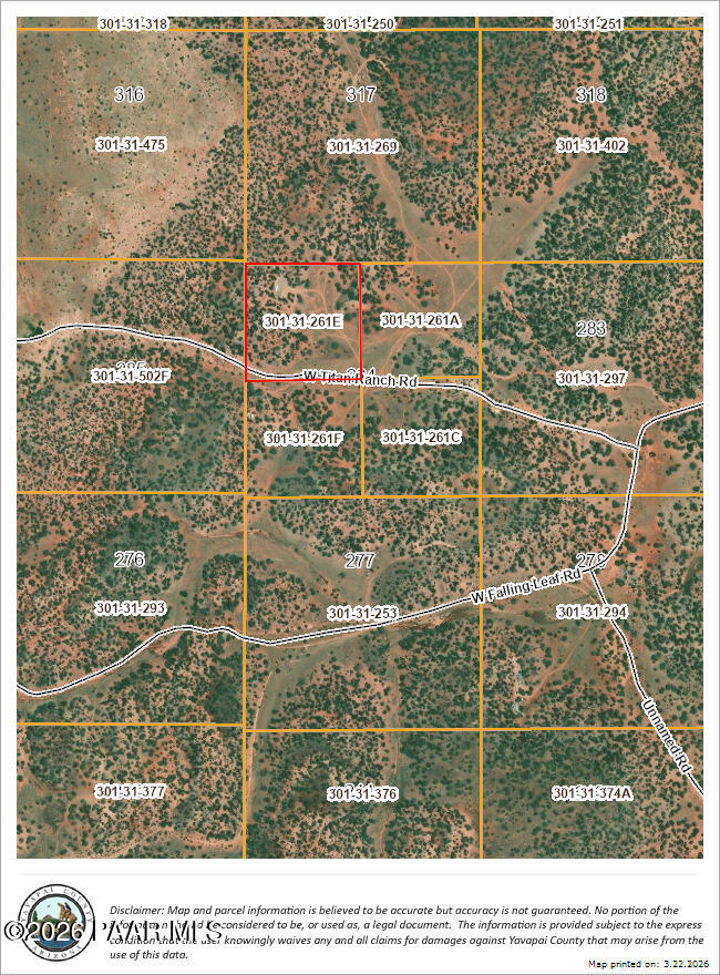 261 East W Titan Ranch Road Seligman, AZ 86337 - Photo 24 of 24 a view of a city from a city view