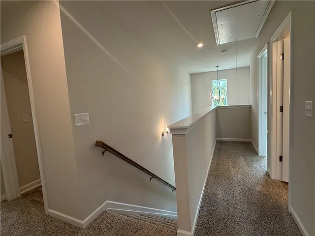 a view of an empty room