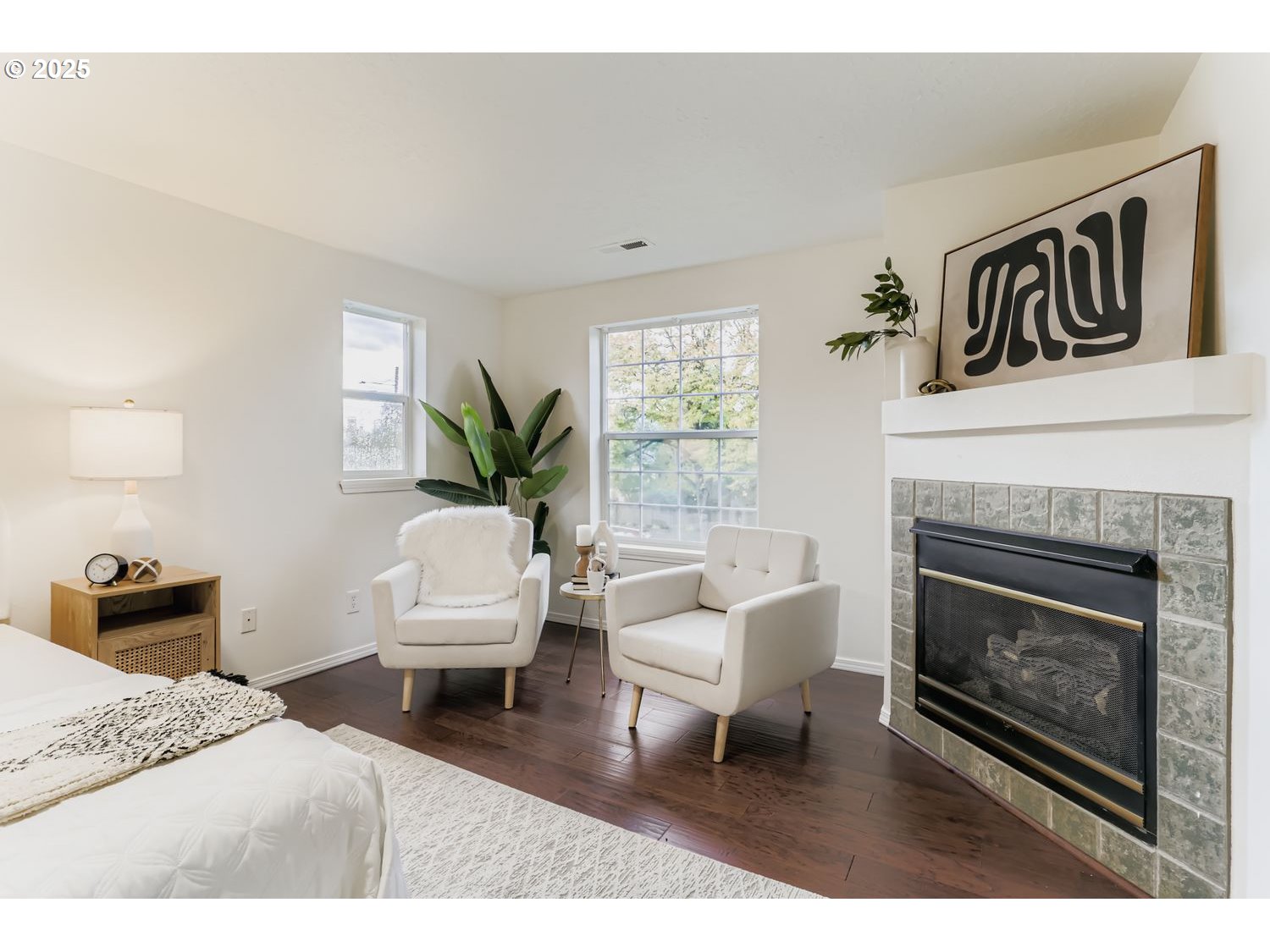 5626 North Williams Avenue Portland, OR 97217 - Photo 11 of 21 a living room with furniture and a fireplace
