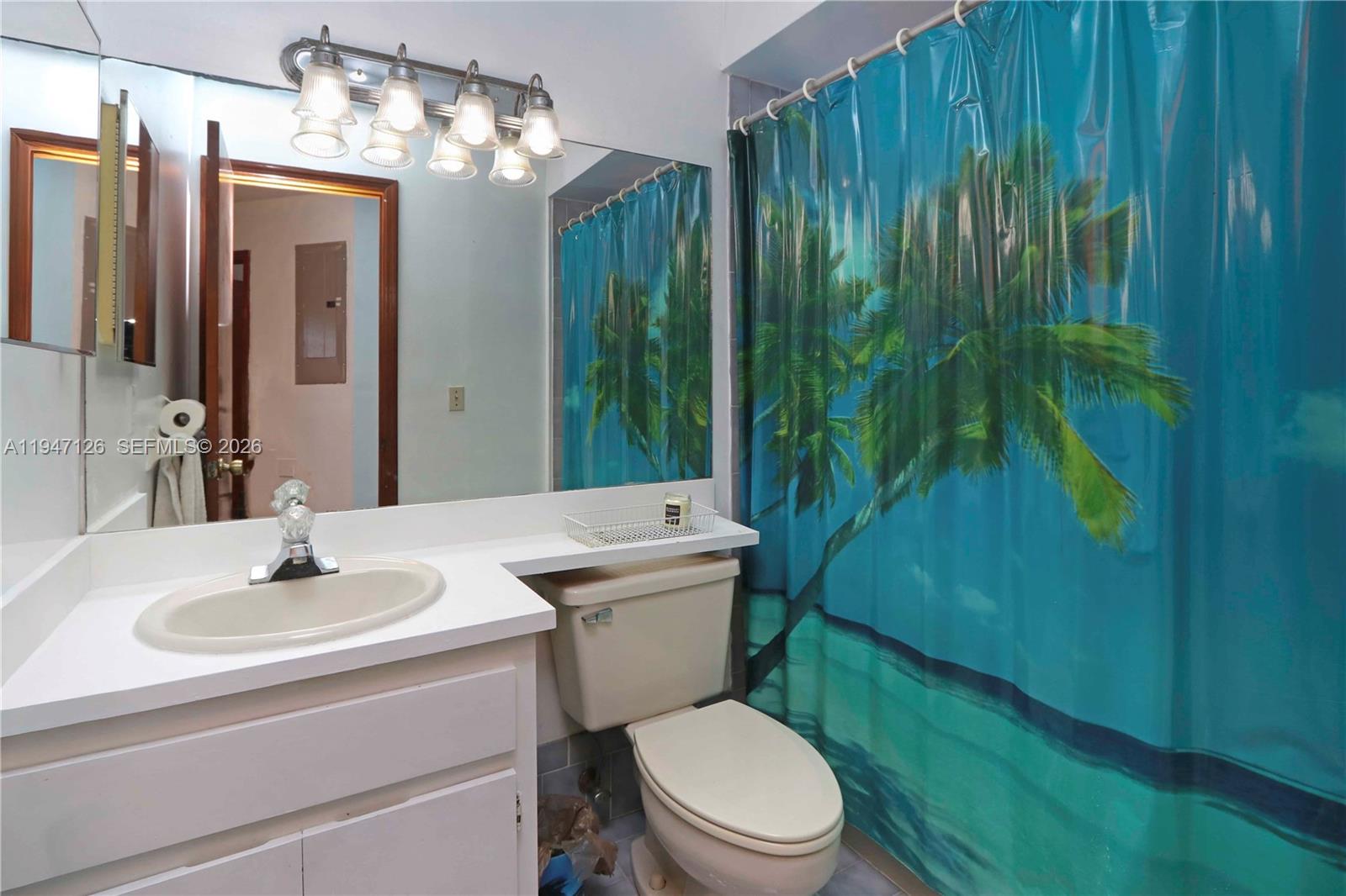 14826 Southwest 110th Terrace Miami, FL 33196 - Photo 24 of 40 a bathroom with a sink a toilet and shower