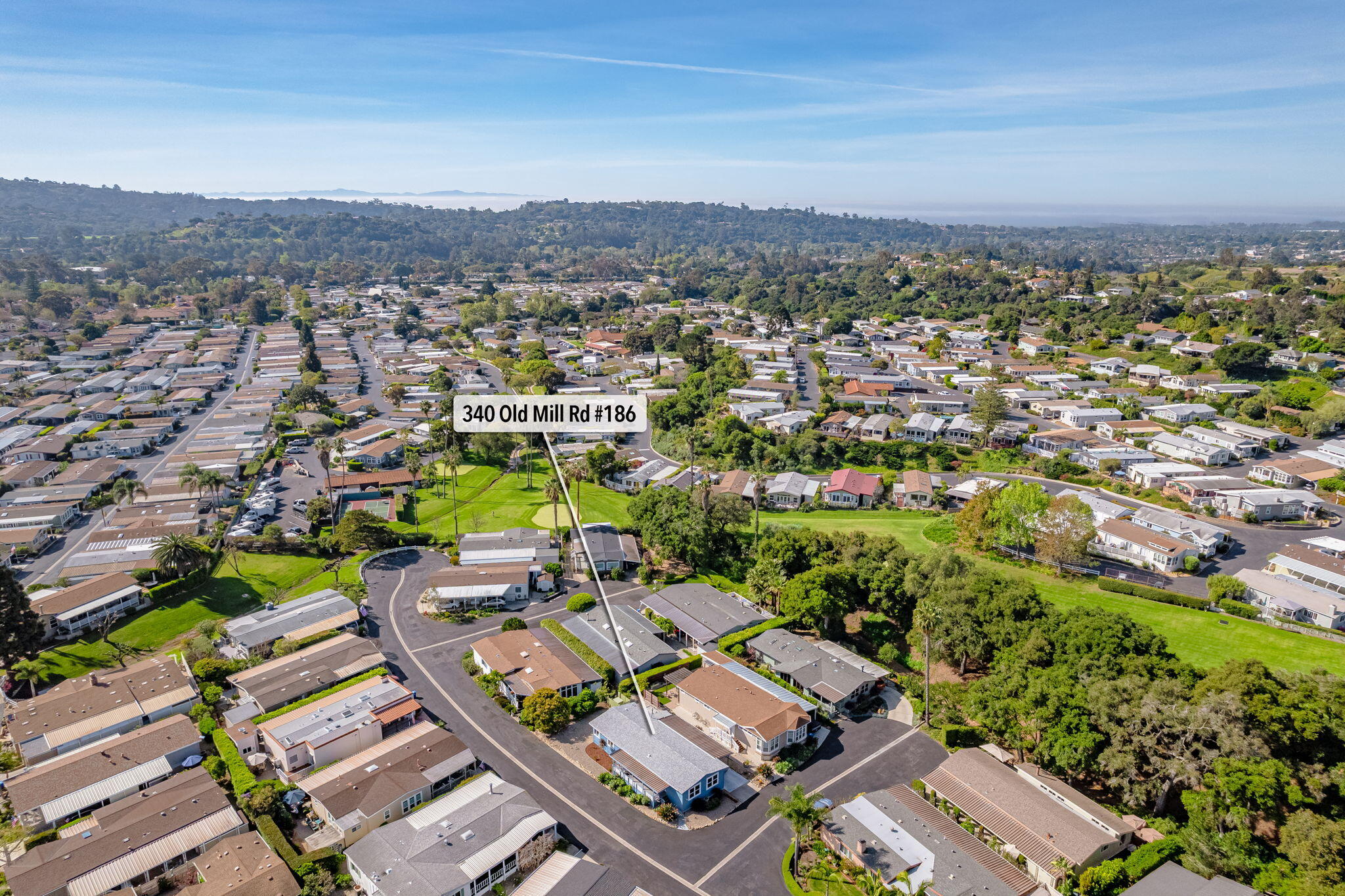 340 Old Mill Road, Unit 186 Santa Barbara, CA 93110 - Photo 39 of 40 02-Aerial View