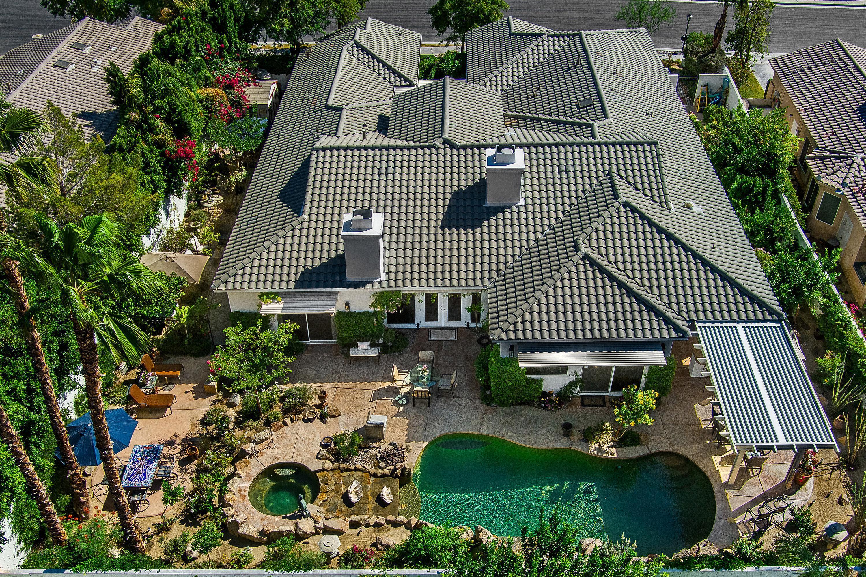 3 Trafalgar Rancho Mirage, CA 92270 - Photo 18 of 42 an aerial view of a house
