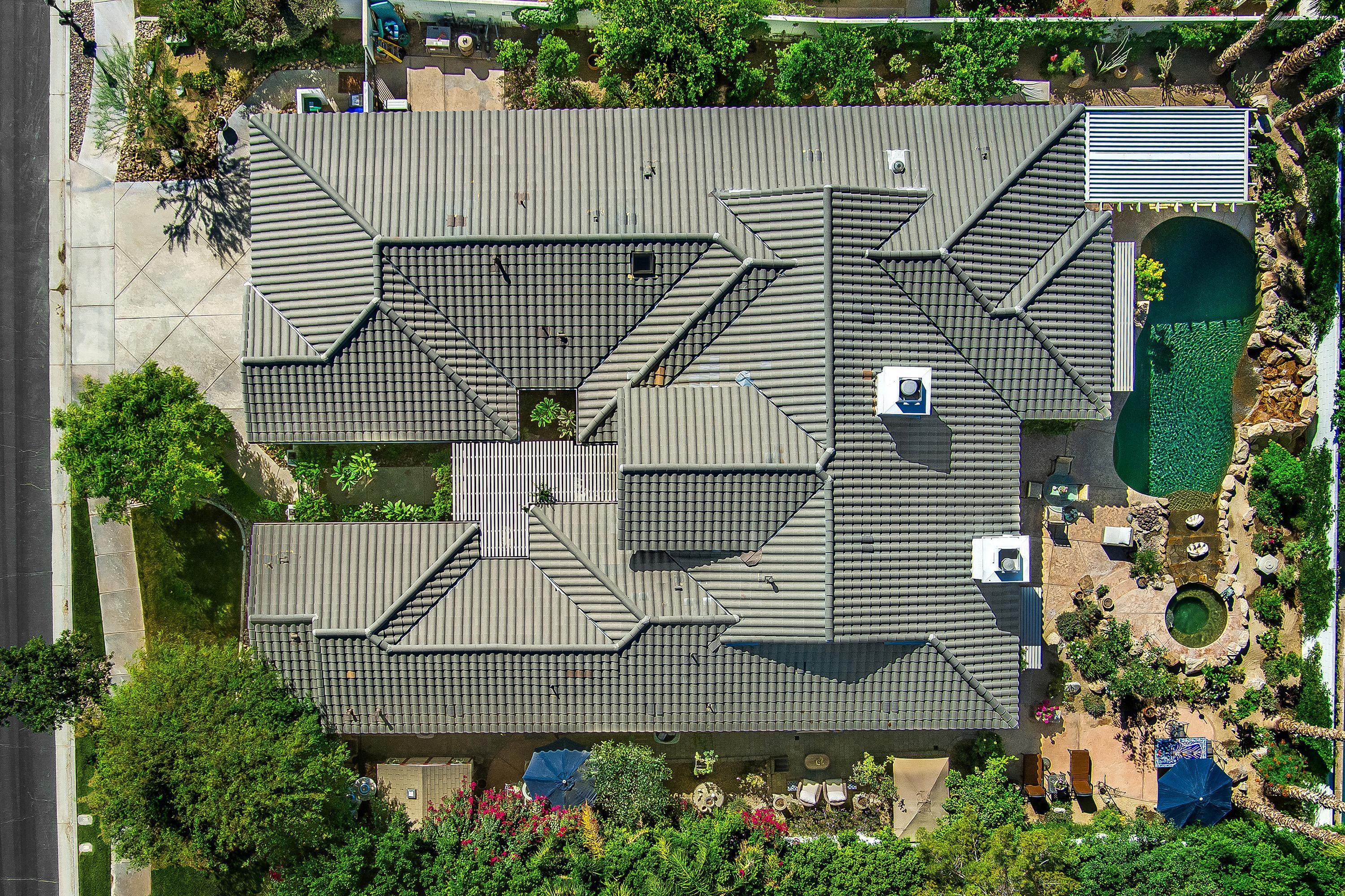 3 Trafalgar Rancho Mirage, CA 92270 - Photo 38 of 42 a aerial view of a house