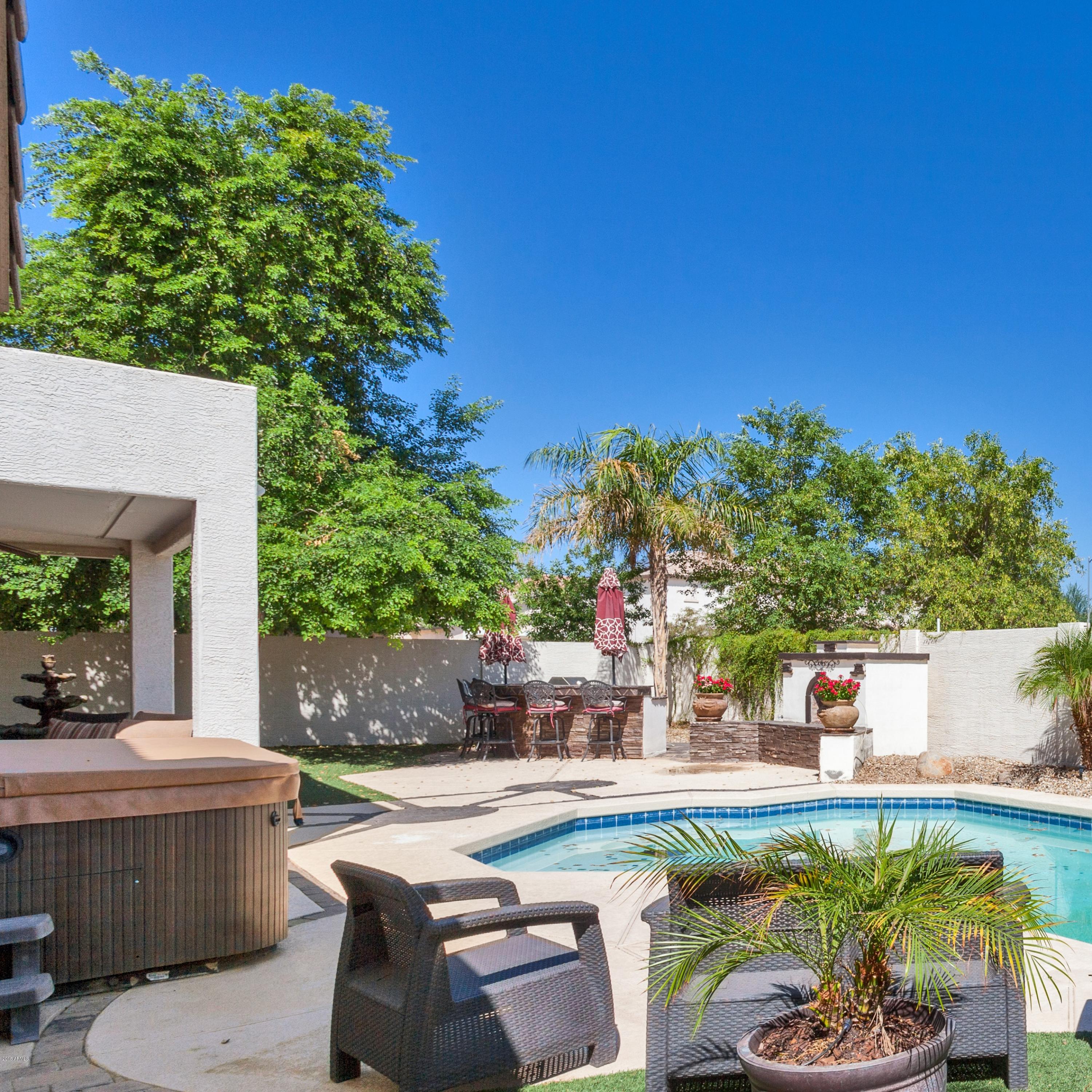 13558 West Calavar Road Surprise, AZ 85379 - Photo 30 of 31 a view of a swimming pool with a patio