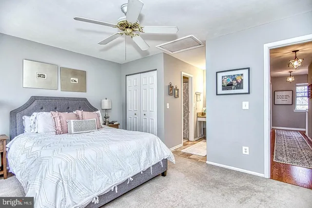 a room with gym equipment and a table