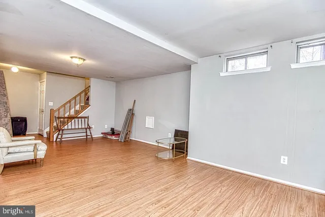 a view of a backyard with a small cabin