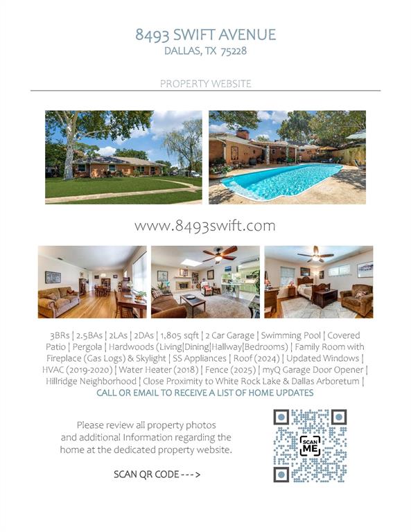 8493 Swift Avenue Dallas, TX 75228 - Photo 4 of 40 8493 Swift Avenue, Dallas, TX 75228 - www.8493Swift.com