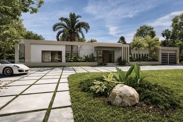 a house view with a outdoor space