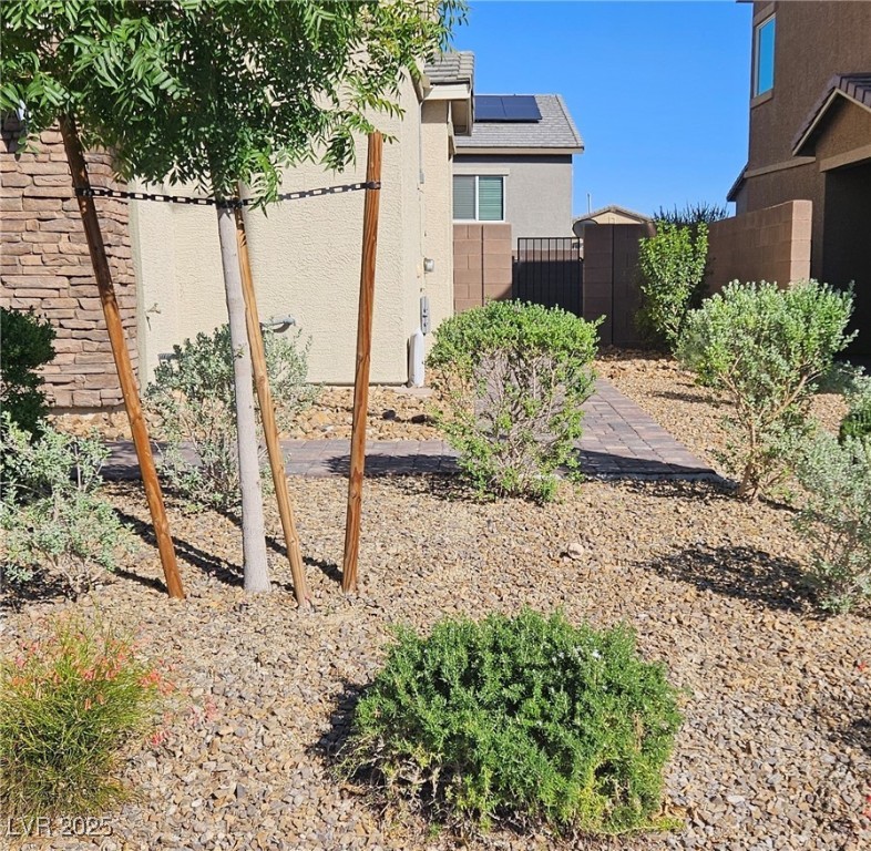 7050 Fossil Rim Street North Las Vegas, NV 89084 - Photo 2 of 19 View of yard