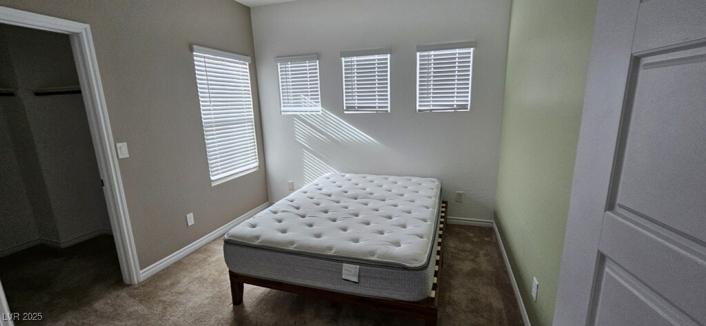 7050 Fossil Rim Street North Las Vegas, NV 89084 - Photo 10 of 19 Bedroom featuring a spacious closet and carpet floors