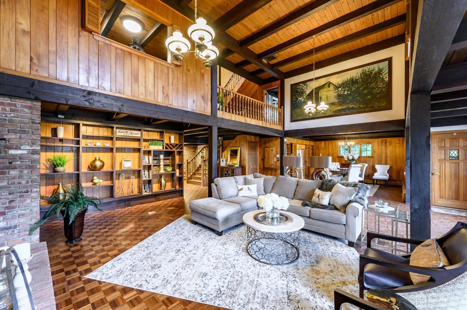 34 Mt Horeb Road Warren, NJ 07059 - Photo 22 of 55 a living room with furniture and floor to ceiling windows