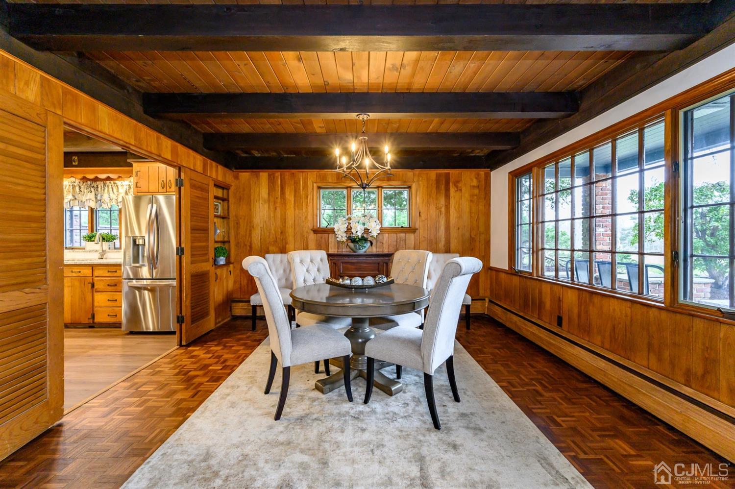 34 Mt Horeb Road Warren, NJ 07059 - Photo 26 of 55 a view of a dining room with furniture window and wooden floor