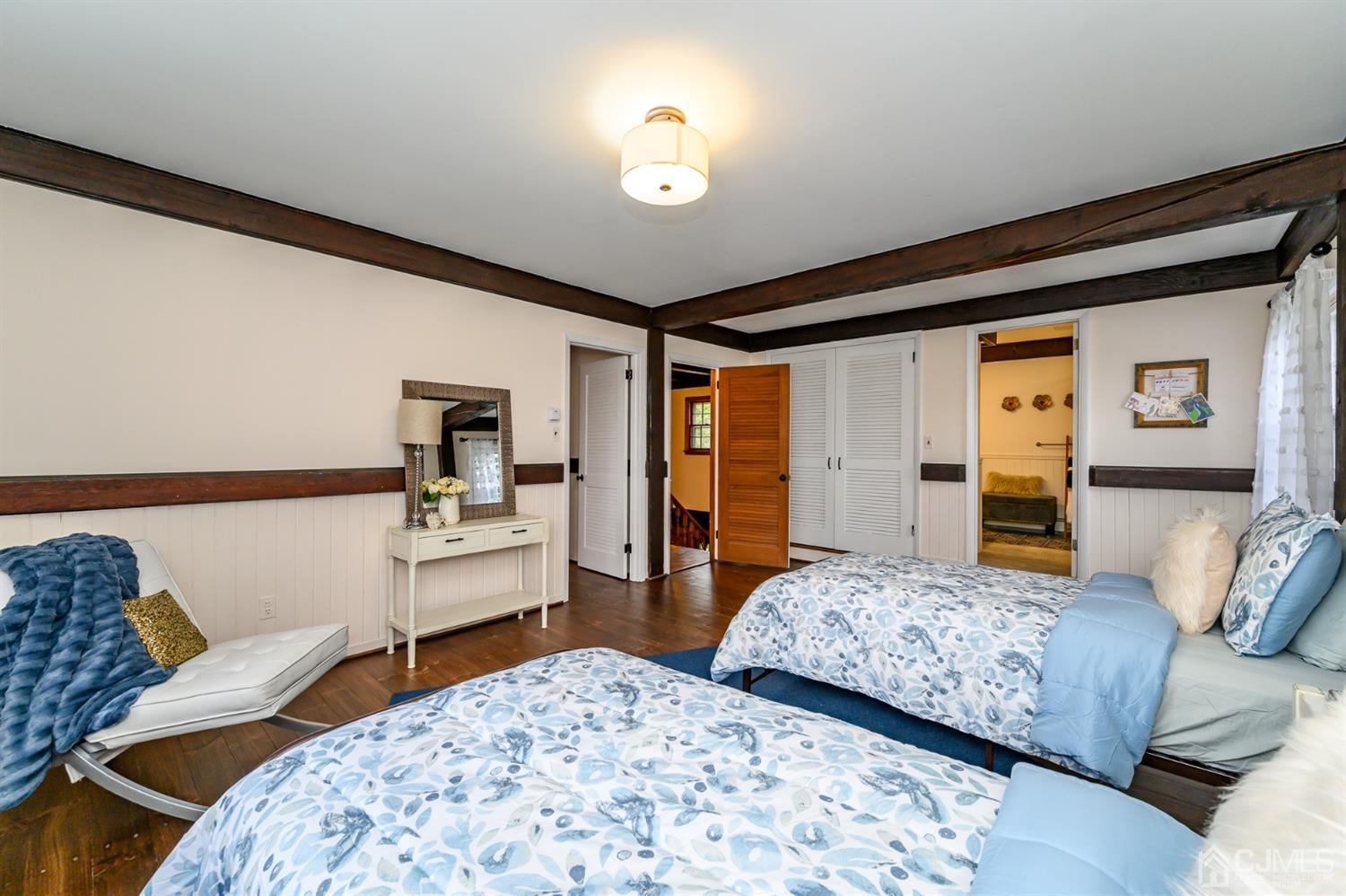34 Mt Horeb Road Warren, NJ 07059 - Photo 35 of 55 a bedroom with a bed and wooden floor
