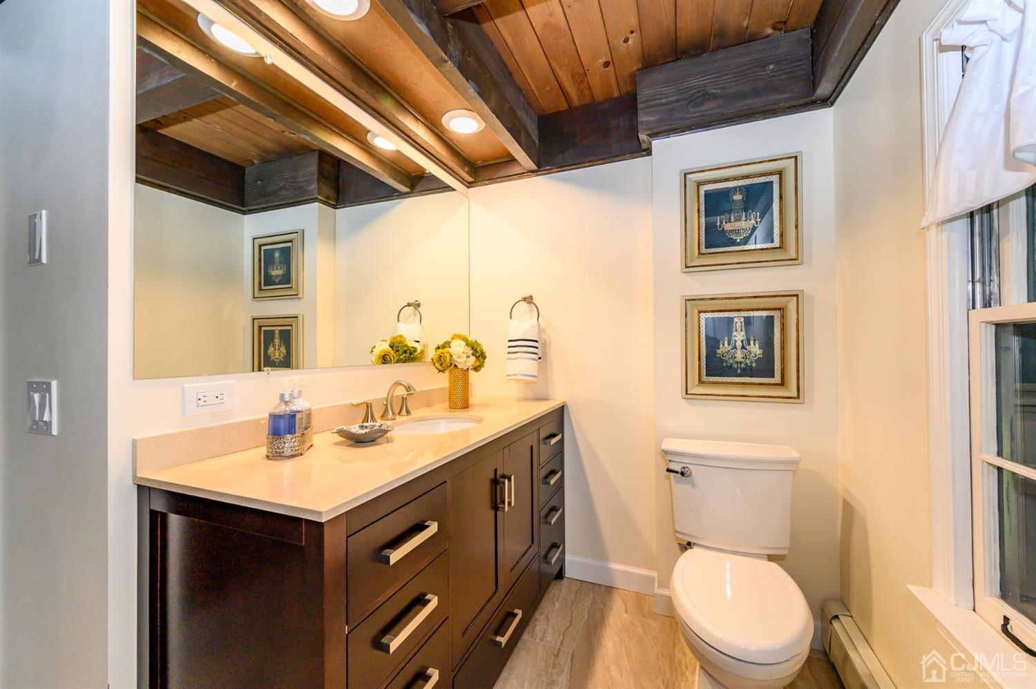 34 Mt Horeb Road Warren, NJ 07059 - Photo 9 of 55 a bathroom with a toilet sink and mirror