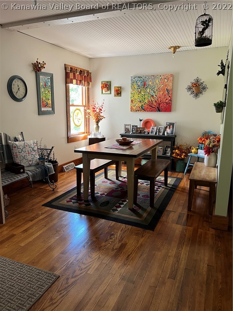 8297 Charleston Road Walton, WV 25286 - Photo 29 of 47 Dining Room, Beautiful Hardwoods