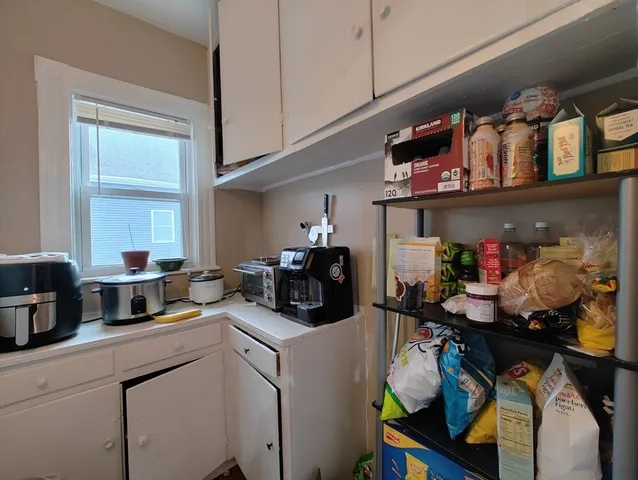 a room with storage and utility