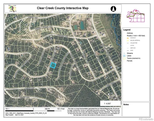 $66,500 | Lot 209 Lot Road, Idaho Springs, CO 80452