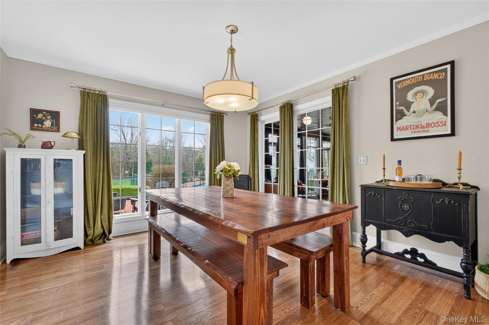 58 Dutchess Hill Road Poughkeepsie, NY 12601 - Photo 9 of 50 Formal dining room with hardwood floors open to LR, kitchen and sunroom