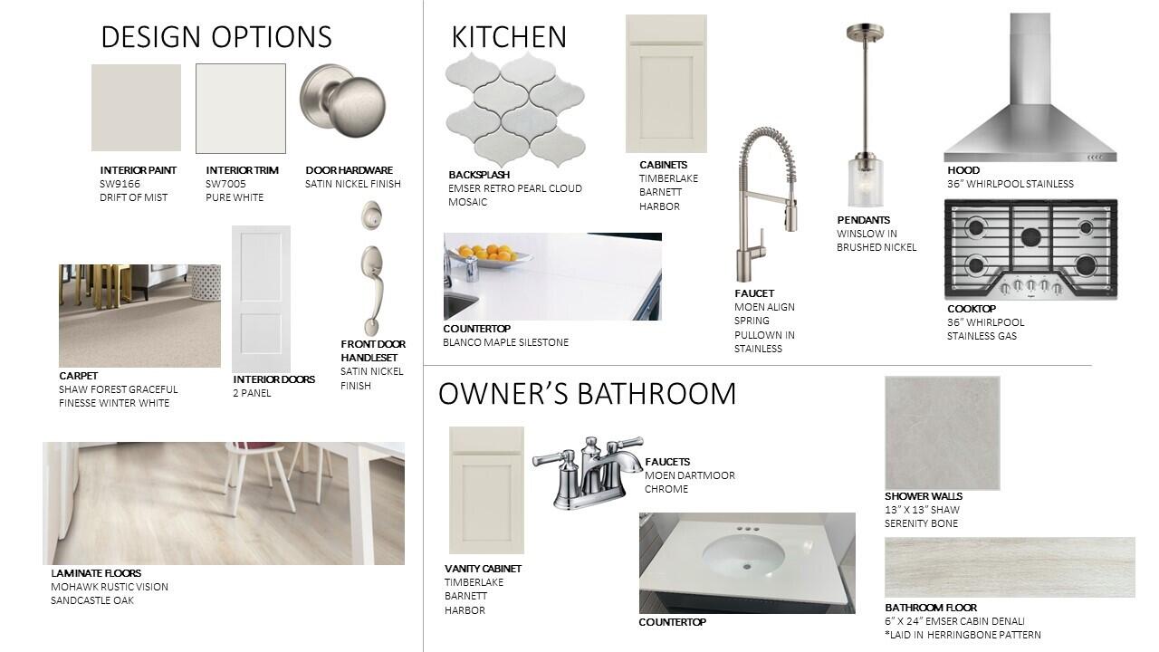 317 Baritone Road Summerville, SC 29486 - Photo 2 of 21 DESIGN BOARD_45490029_317 BARITONE ROAD