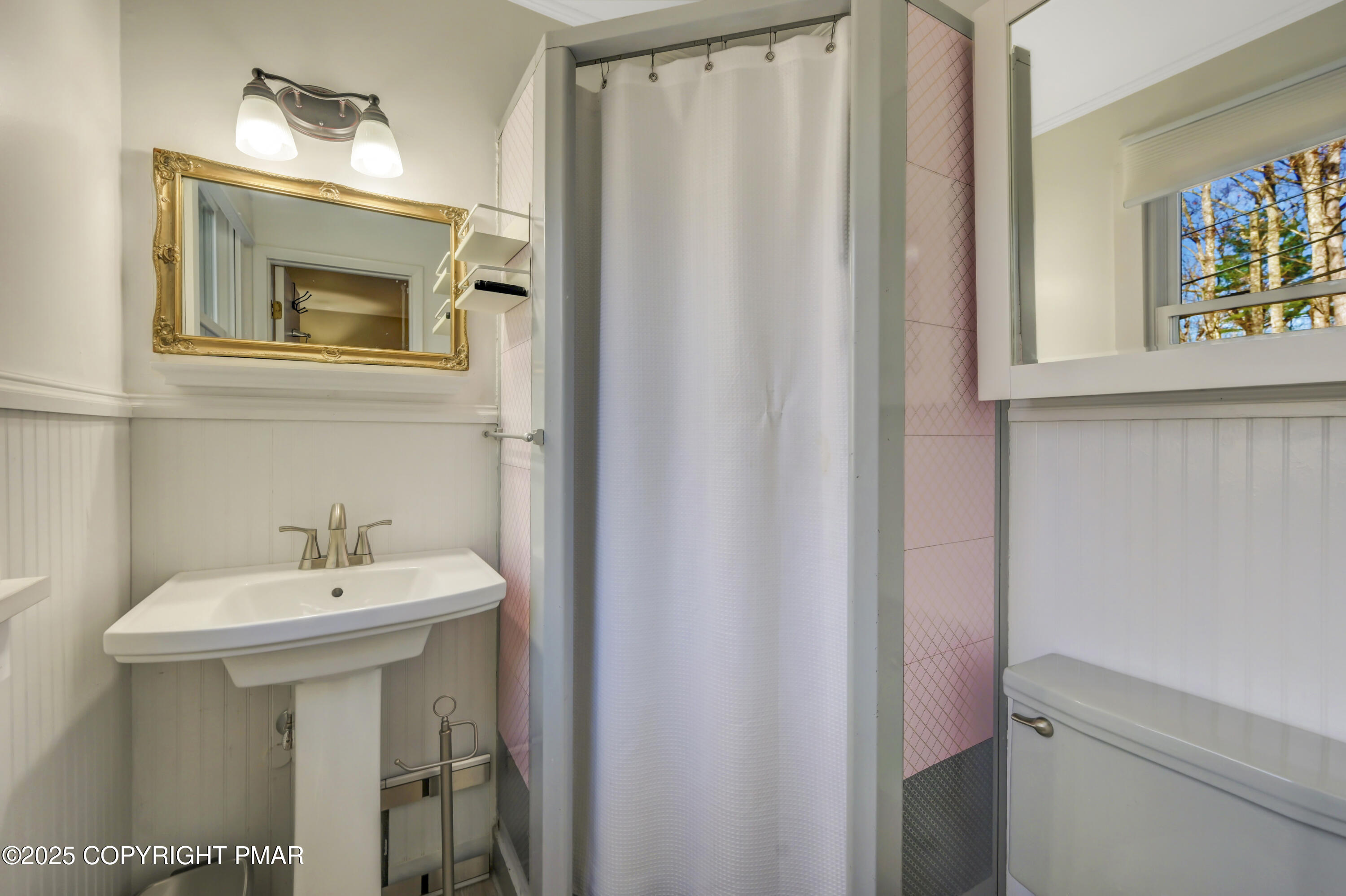 2148 Laurel Lane Cresco, PA 18326 - Photo 21 of 58 a bathroom with a sink and a mirror