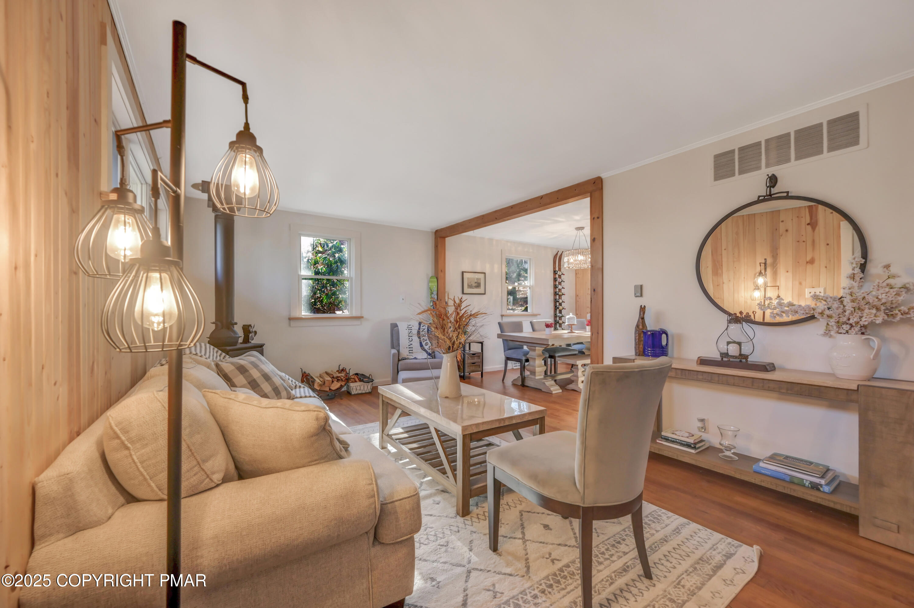 2148 Laurel Lane Cresco, PA 18326 - Photo 5 of 58 a living room with furniture a mirror and a large window