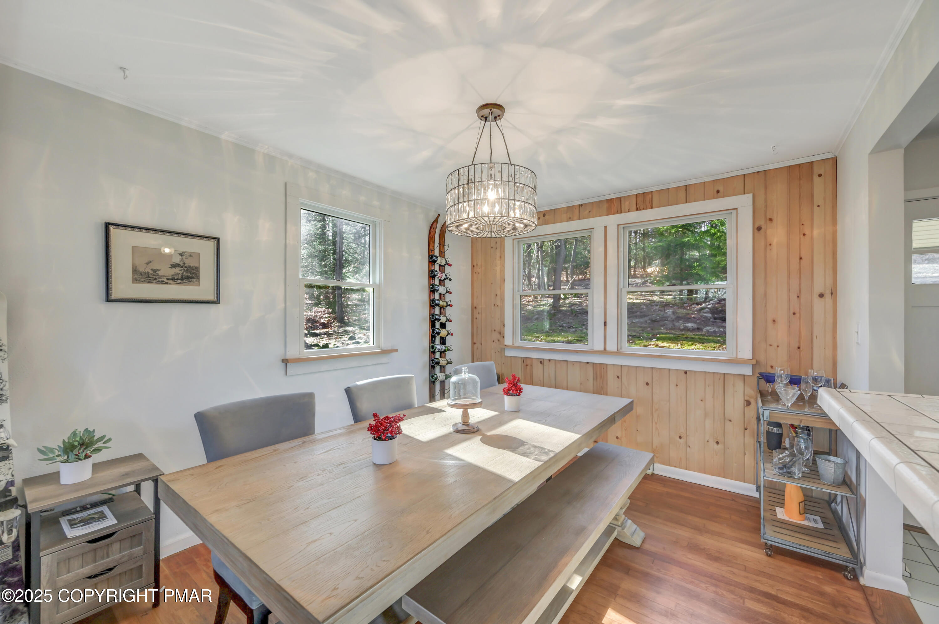 2148 Laurel Lane Cresco, PA 18326 - Photo 9 of 58 a view of a dining room with furniture window and outside view