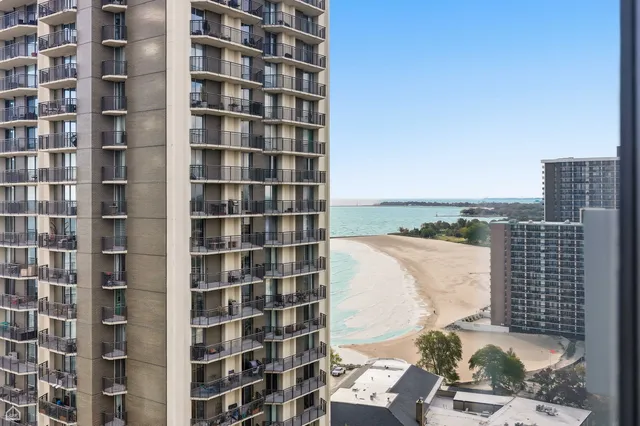 a view of a building with outdoor space