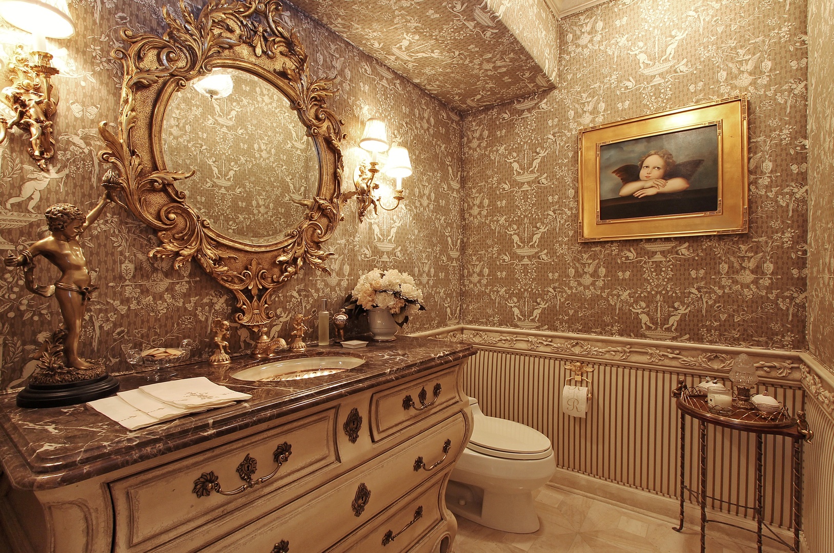 29 Riderwood Road North Barrington, IL 60010 - Photo 22 of 25 a bathroom with a toilet a sink and mirror