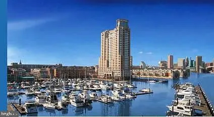 a view of a city with tall buildings