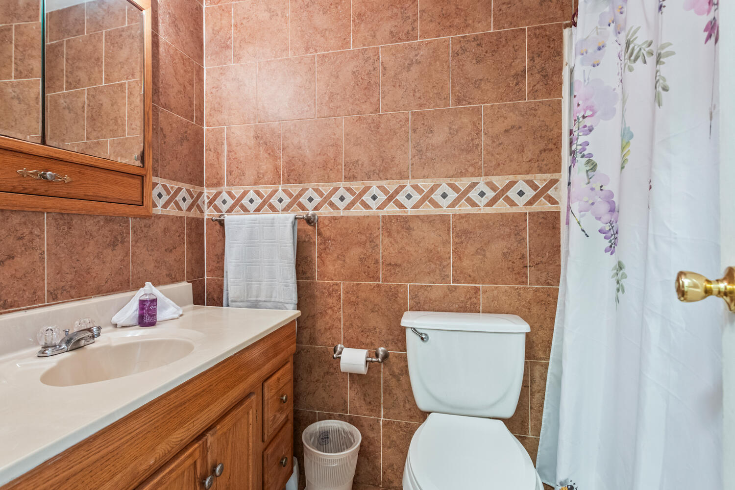 2503 Maplewood Drive Champaign, IL 61821 - Photo 30 of 37 a bathroom with a toilet sink and mirror