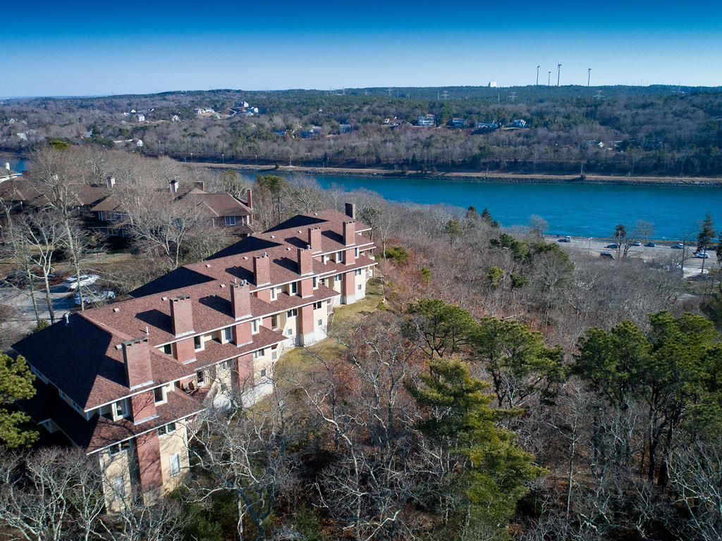 2 Dogwood Road, Unit H Buzzards Bay, MA 02532 - Photo 34 of 41 an aerial view of a house with a lake view